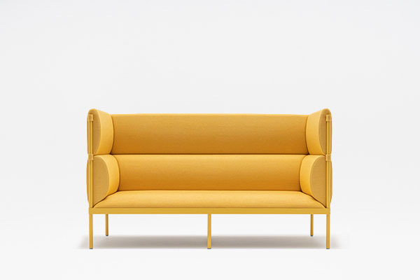 Stilt sofa high backed