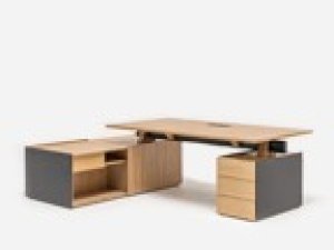 Schreibtische mit Schrank