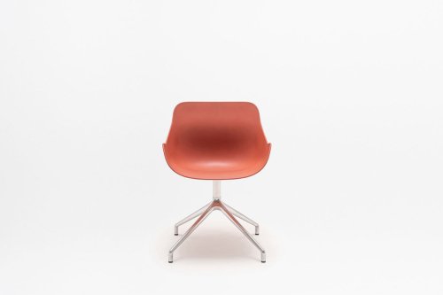 Baltic Basic chair polished aluminium base