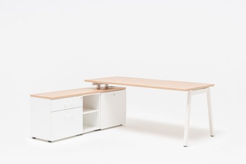 Ogi M Schreibtisch mit Schrank 