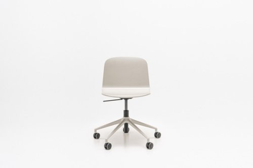 Nud plywood chair with an aluminum base and height adjustment