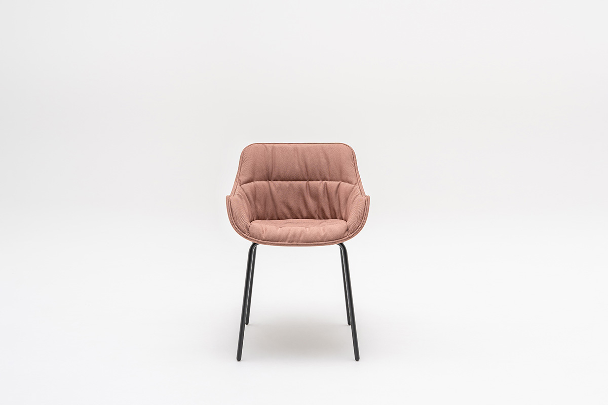 Baltic Soft Duo silla con base de cuatro patas