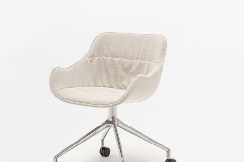 Baltic Soft Duo - Stuhl mit poliertem Aluminiumgestell