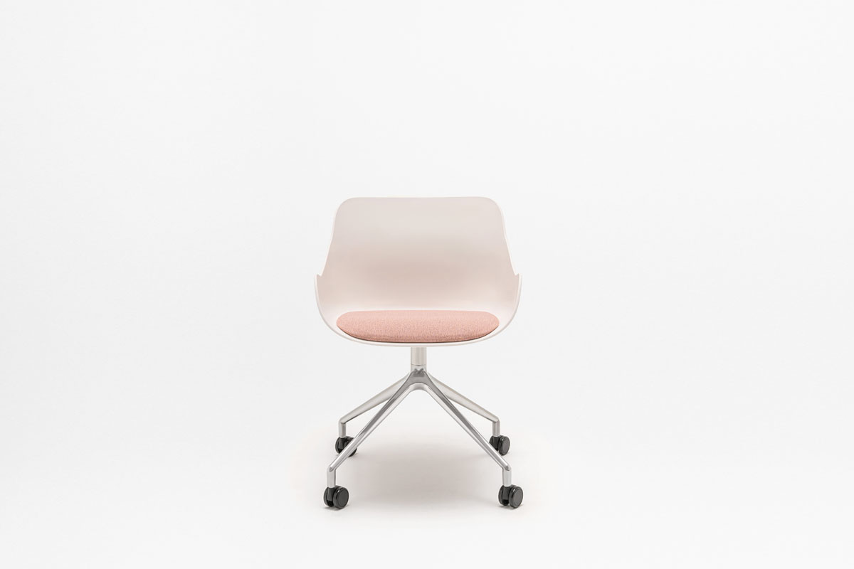 Baltic Remix chaise base aluminium poli