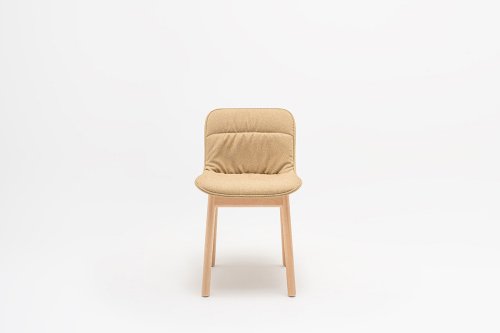 Baltic 2 Soft Duo sedia con base in legno