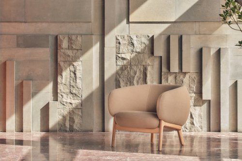 Grand Grace - Sessel Holzbasis