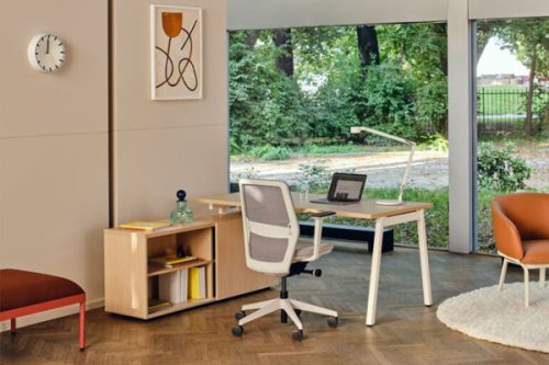 Ogi M - Schreibtisch mit Schrank