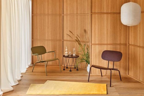 New School Lounge - Sessel aus Sperrholz