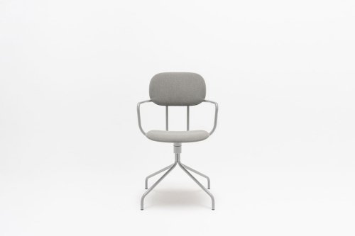 New School upholstered chair swivel base