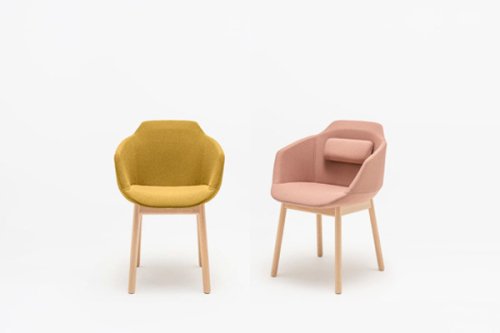 Ultra chair with wooden base