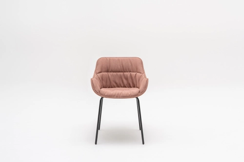 Baltic Soft Duo sedia con base a 4 gambe
