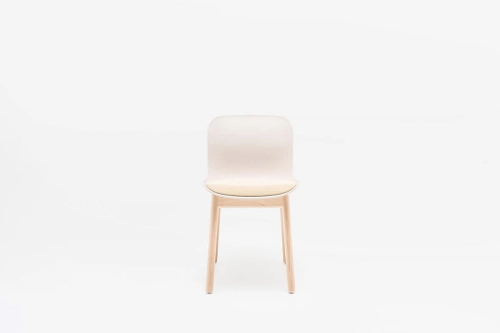 Baltic 2 Remix sedia con base in legno