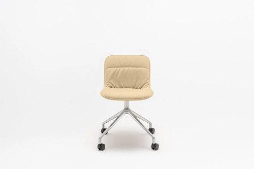 Baltic 2 Soft Duo sedia con base in alluminio lucidato