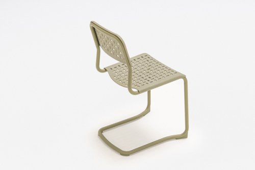 Tube - sedia con base a slitta