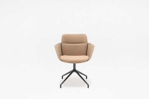 Senda sedia con base girevole in alluminio