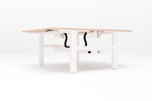New generation Ogi Drive Bench bench desk with electric height adjustment and common cable tray